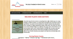 Desktop Screenshot of johnhumsauctions.com
